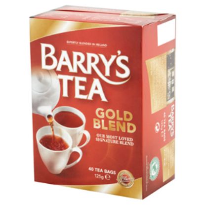 Picture of Barrys Gold Blend Tea 40s 125g x6